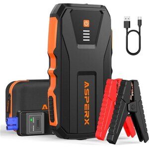 3000A Jump Starter for Car Battery, 12V Portable Jump Box with LED Light